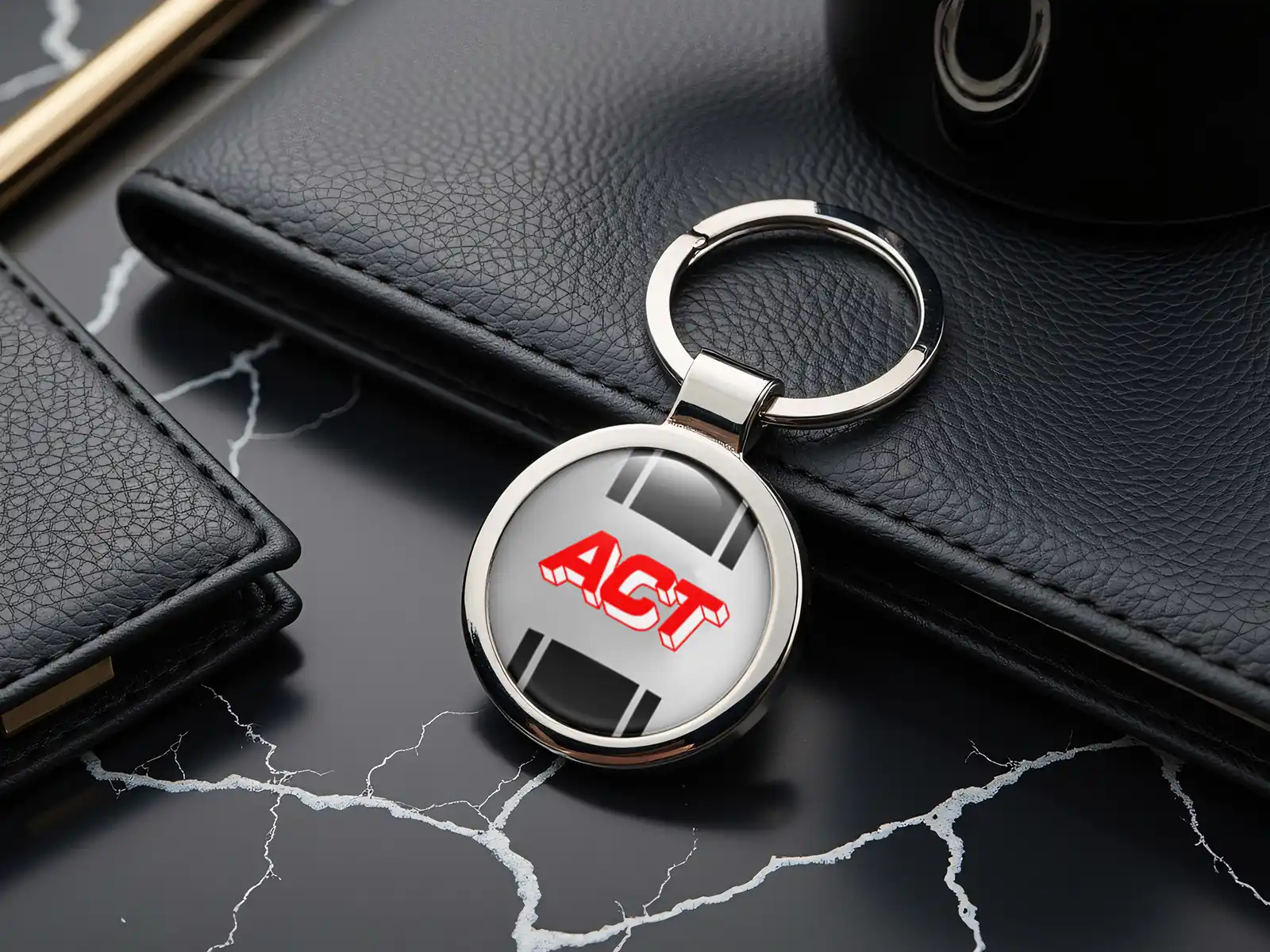 ACT Personalisiert Schlüsselring Foto Glänzend Stil